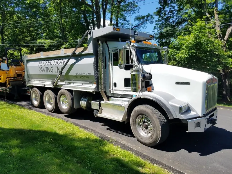 Kenworth tri-axle dump truck